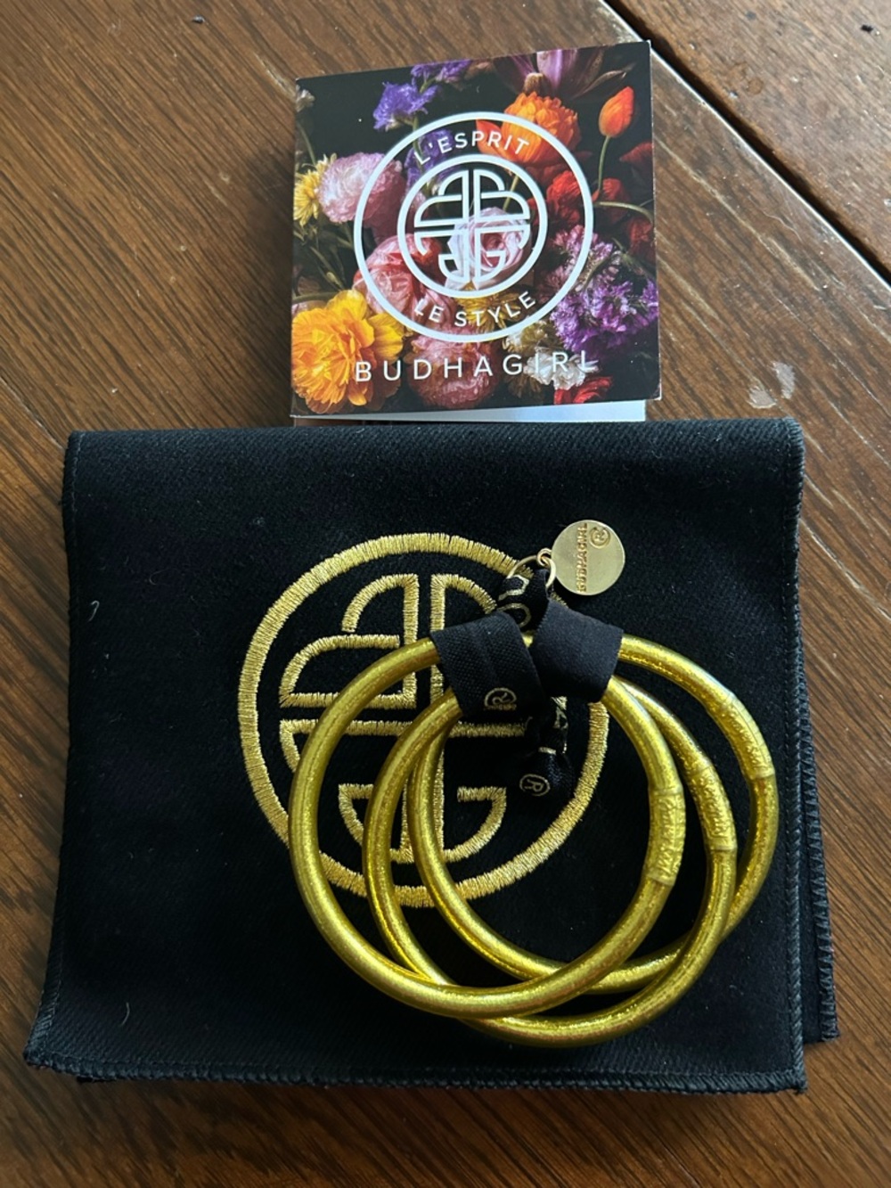 BudhaGirl Gold All Weather Bracelet 2- Sets left of 3  (sold separately)